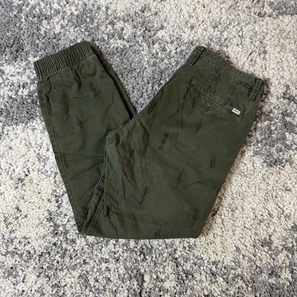 Vans, Men’s Olive Green Tribal Print Jogger Pants, 34x29 - Picture 1 of 7